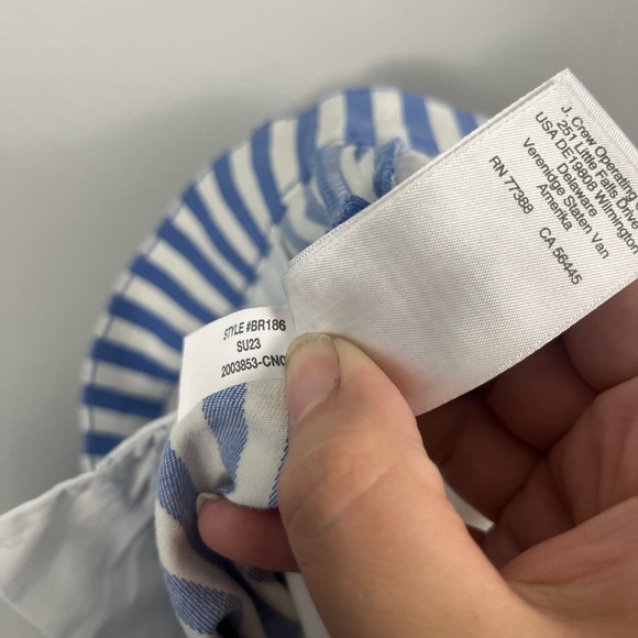 J Crew Slim demi-boot chino pant in stripe BR186 Size 29 - Picture 8 of 8